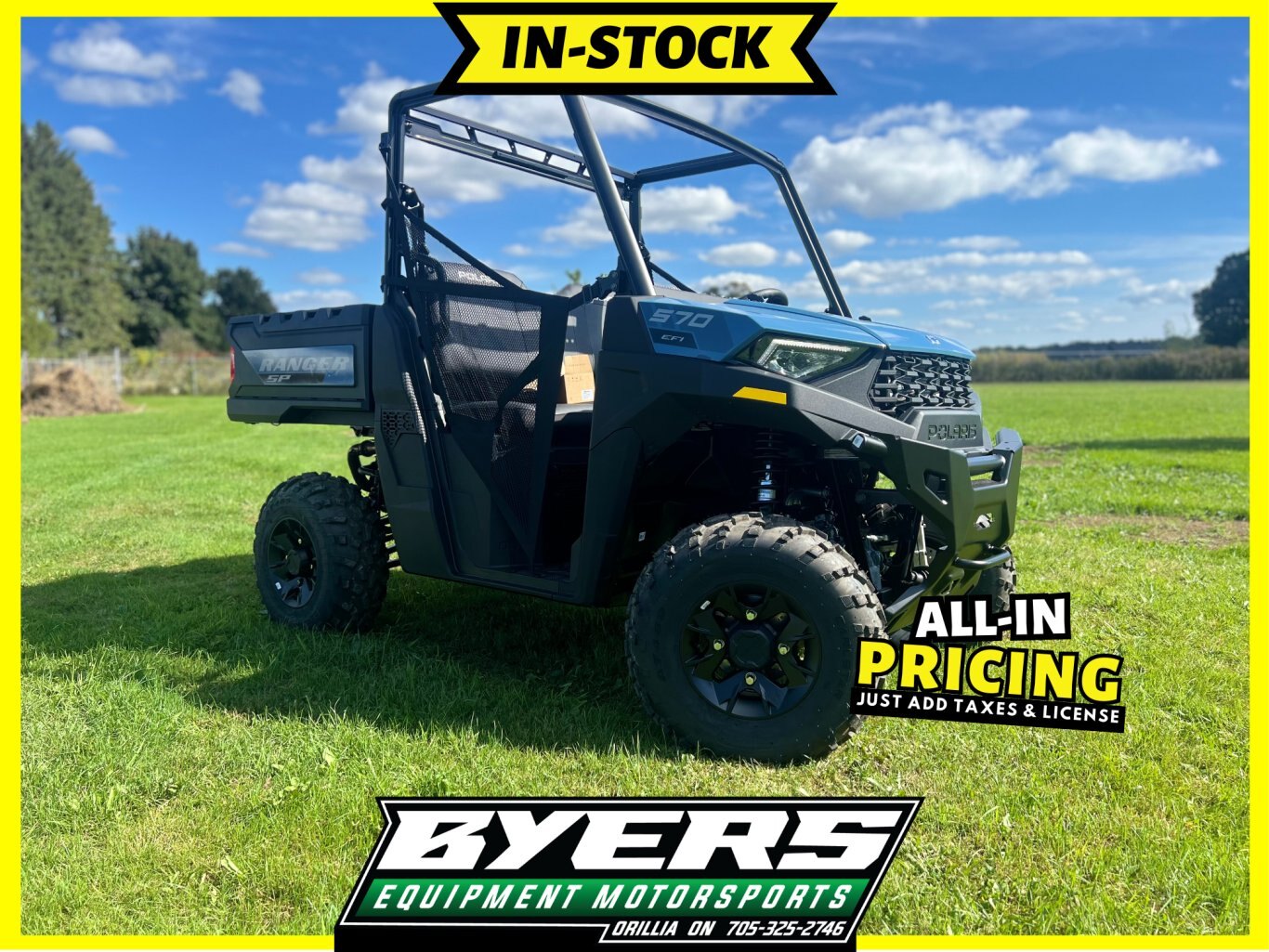 2025 Polaris RANGER SP 570 PREMIUM ZENITH BLUE