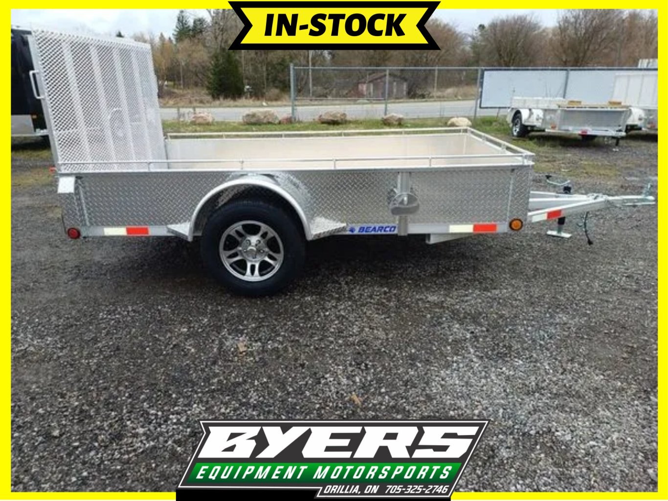 5x10 BEARCO ALUMINUM UTILITY TRAILER