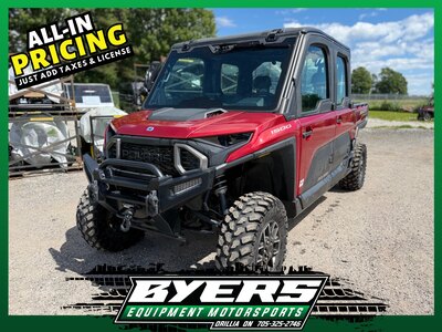 2024 Polaris Ranger Crew XD 1500 NorthStar Ultimate- Sunset Red - DEMO