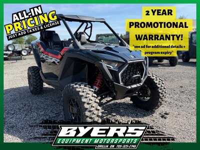 2025 Polaris RZR Pro XP Ultimate Onyx Black- Demo