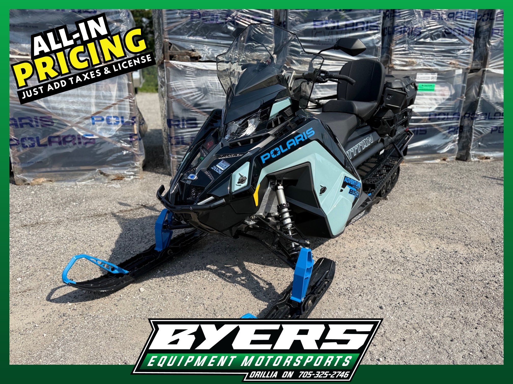 2026 Polaris Patriot 850 TITAN Adventure Ultimate 155 1.5 Demo