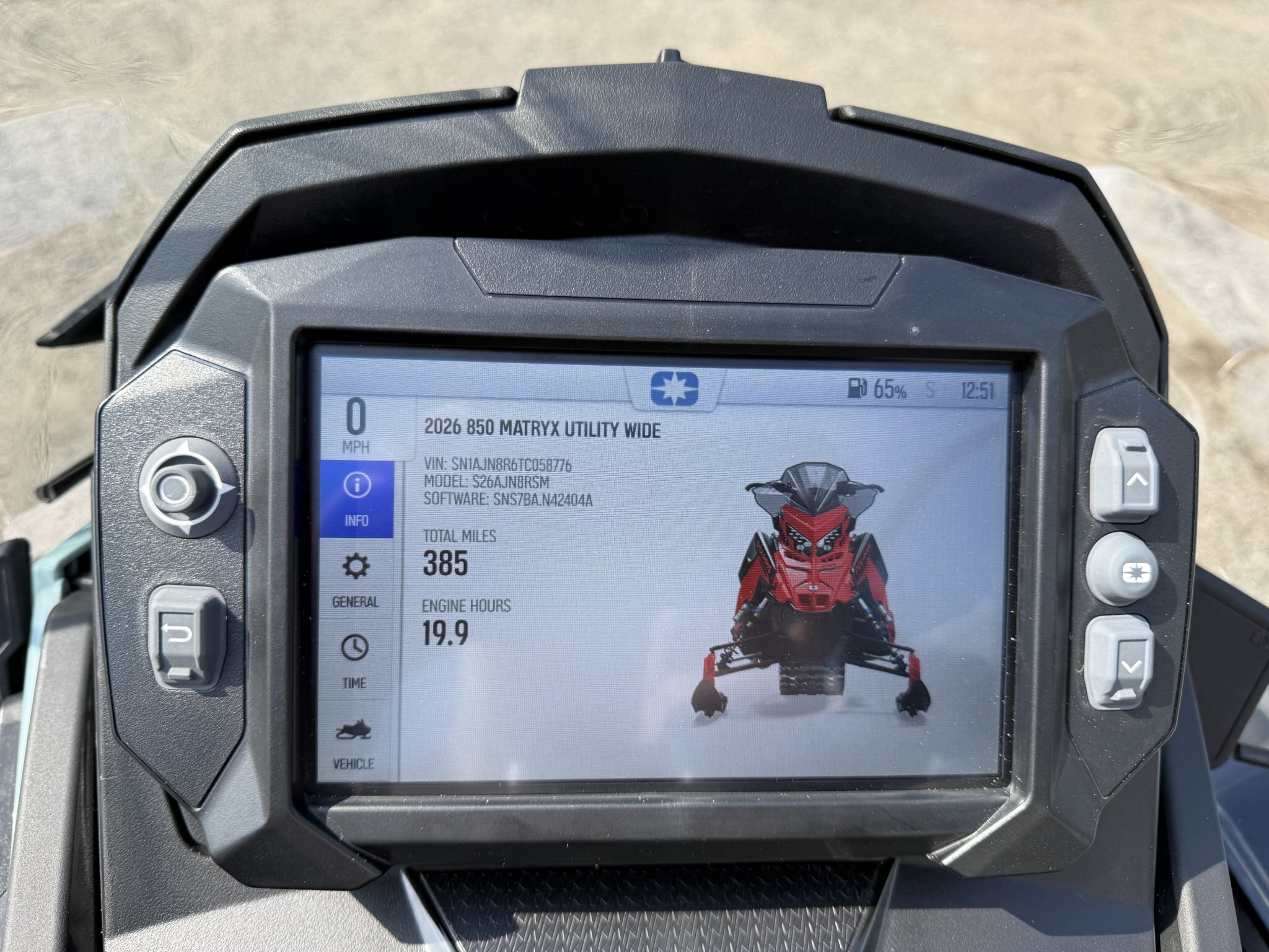 2026 Polaris Patriot 850 TITAN Adventure Ultimate 155 1.5 Demo