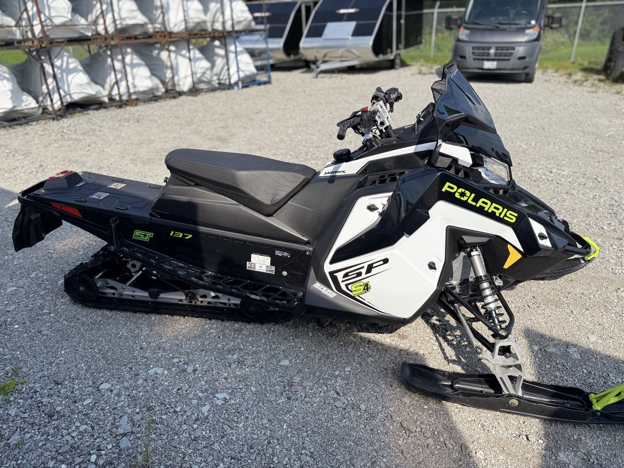 2026 Polaris PROSTAR S4 INDY SP 137 White Lightning Demo
