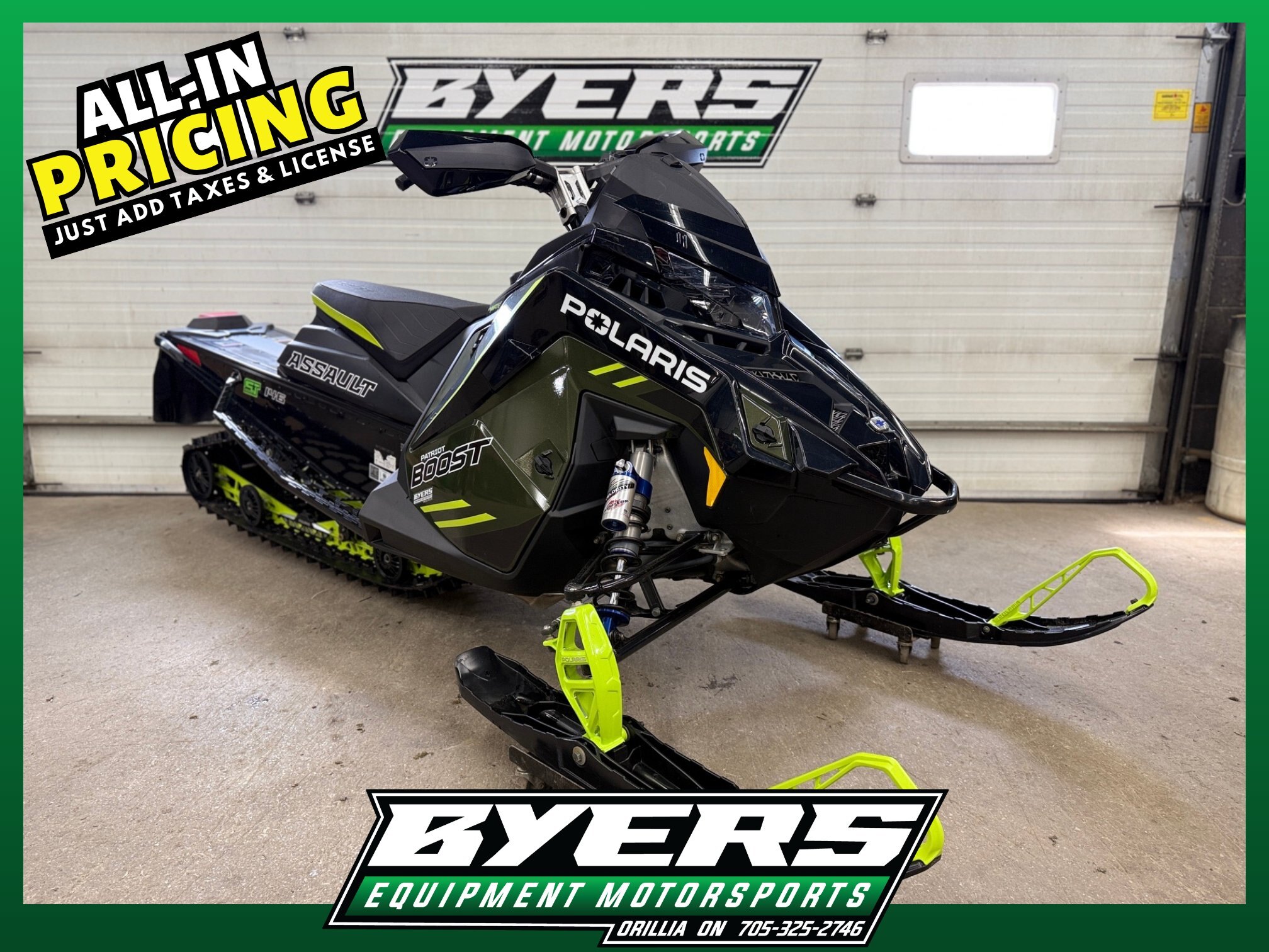 2026 Polaris Patriot Boost Switchback Assault 146 Race IFS Demo