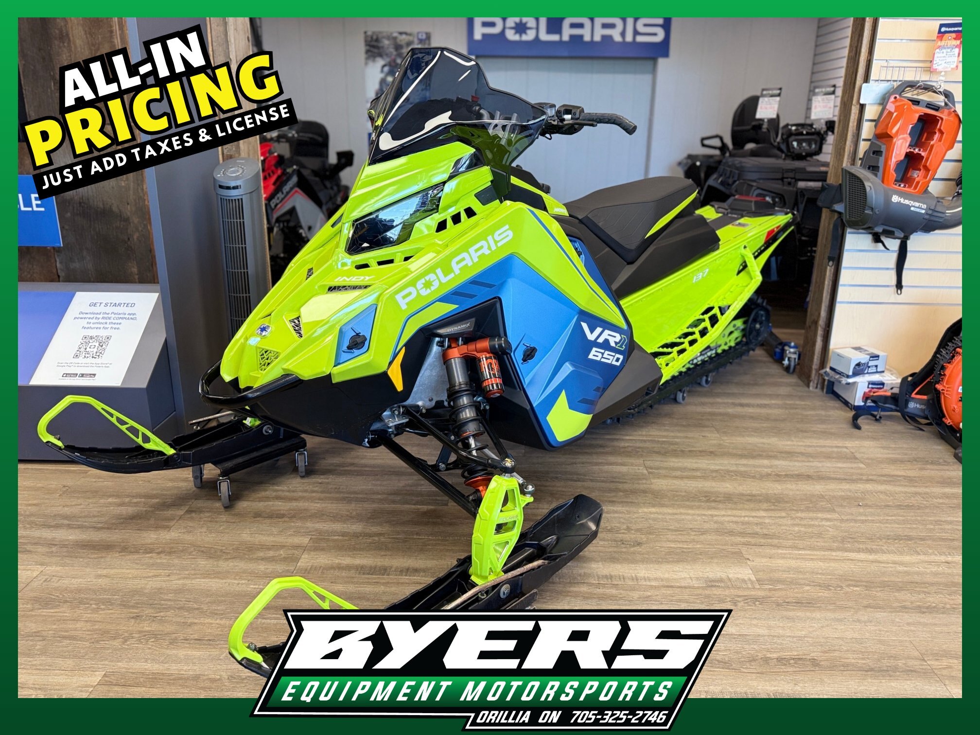 2026 Polaris Patriot 650 INDY VR1 137 DYNAMIX Demo