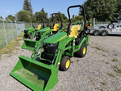 John Deere 1025R Compact Tractor w/ 120R Loader