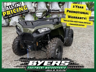 2026 Polaris SPORTSMAN 450 H.O. SAGE GREEN w/ 3500lb Winch