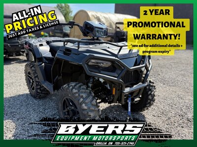 2026 Polaris Sportsman 570 Trail Onyx Black