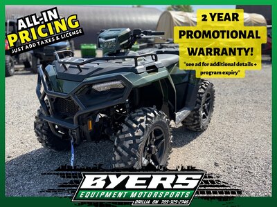 2026 Polaris Sportsman 570 Premium Treeline Green Metallic