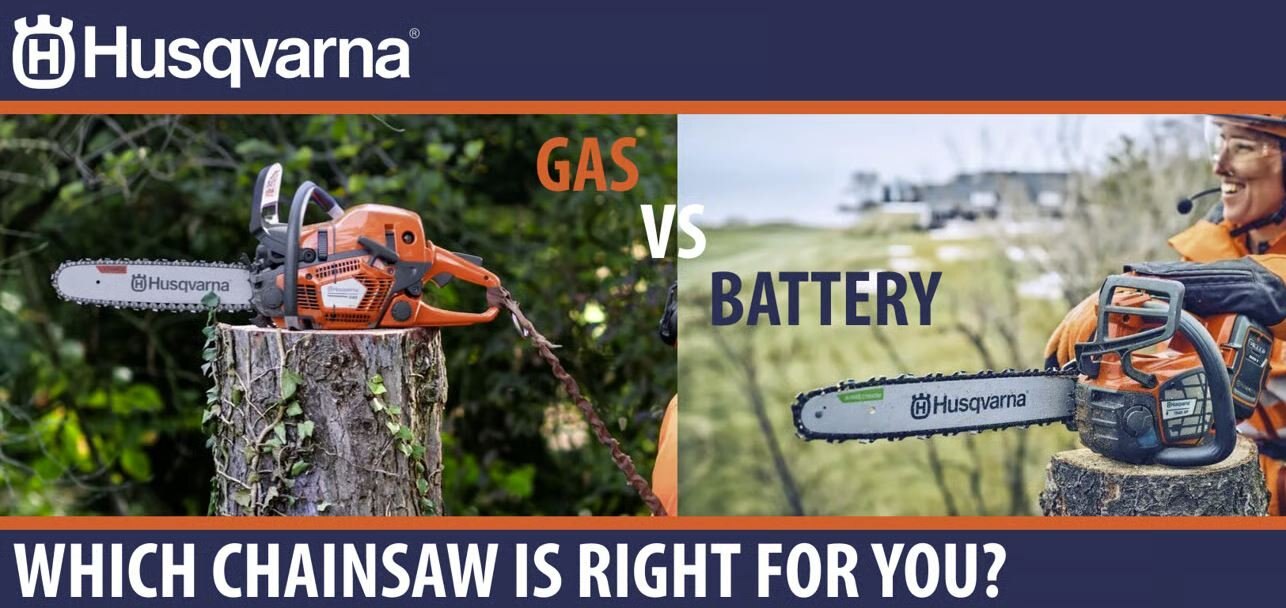 Gas vs Battery Chainsaws: Which Husqvarna Chainsaw Is Right for You?