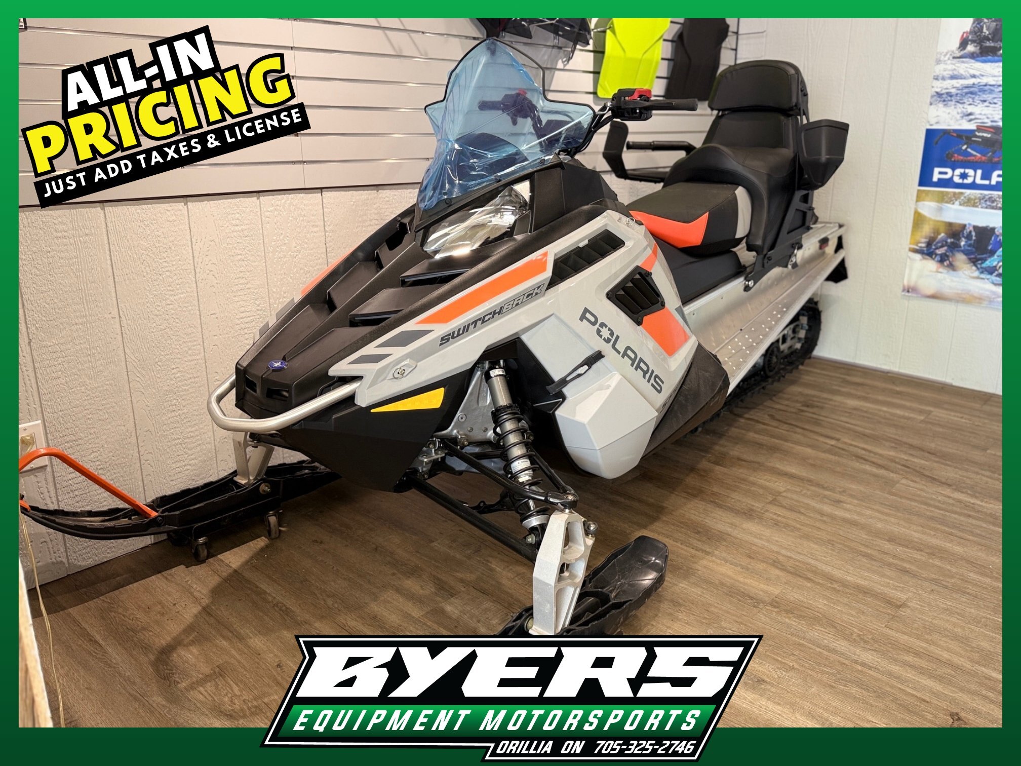 2025 Polaris 550 SWITCHBACK SPORT 144 w/ 2 up Seat