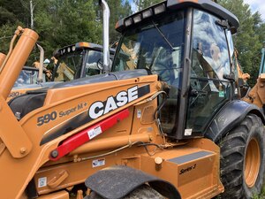 2008 Case 590SM+ Loader Backhoe