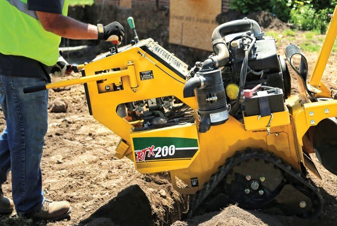 Vermeer RTX200 Pedestrian Trencher