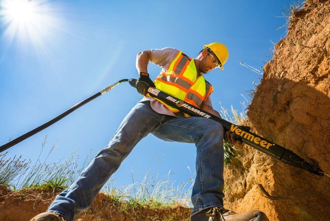 Vermeer Hole Hammer Quarter Turn Reverse Piercing Tools