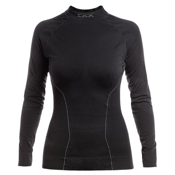 CKX THERMO UNDERWEAR TOP, WOMEN L/XL black