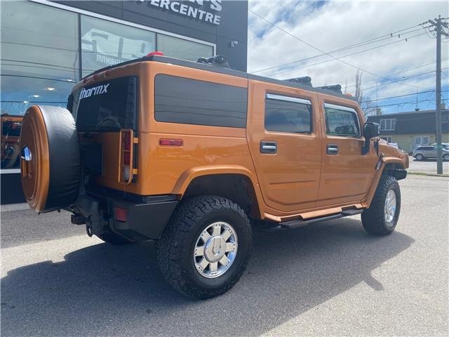 2006 HUMMER H2 AWD WITH SUNROOF, LEATHER SEATS, HEATED SEATS, DVD PLAYER, REMOTE START & REAR VIEW CAMERA!!