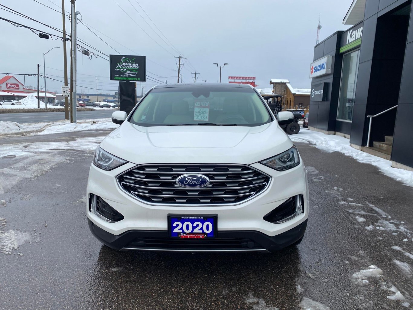 2020 FORD EDGE SEL AWD WITH SUNROOF, HEATED SEATS, REMOTE START, POWER TRUNK AND REAR VIEW CAMERA!!