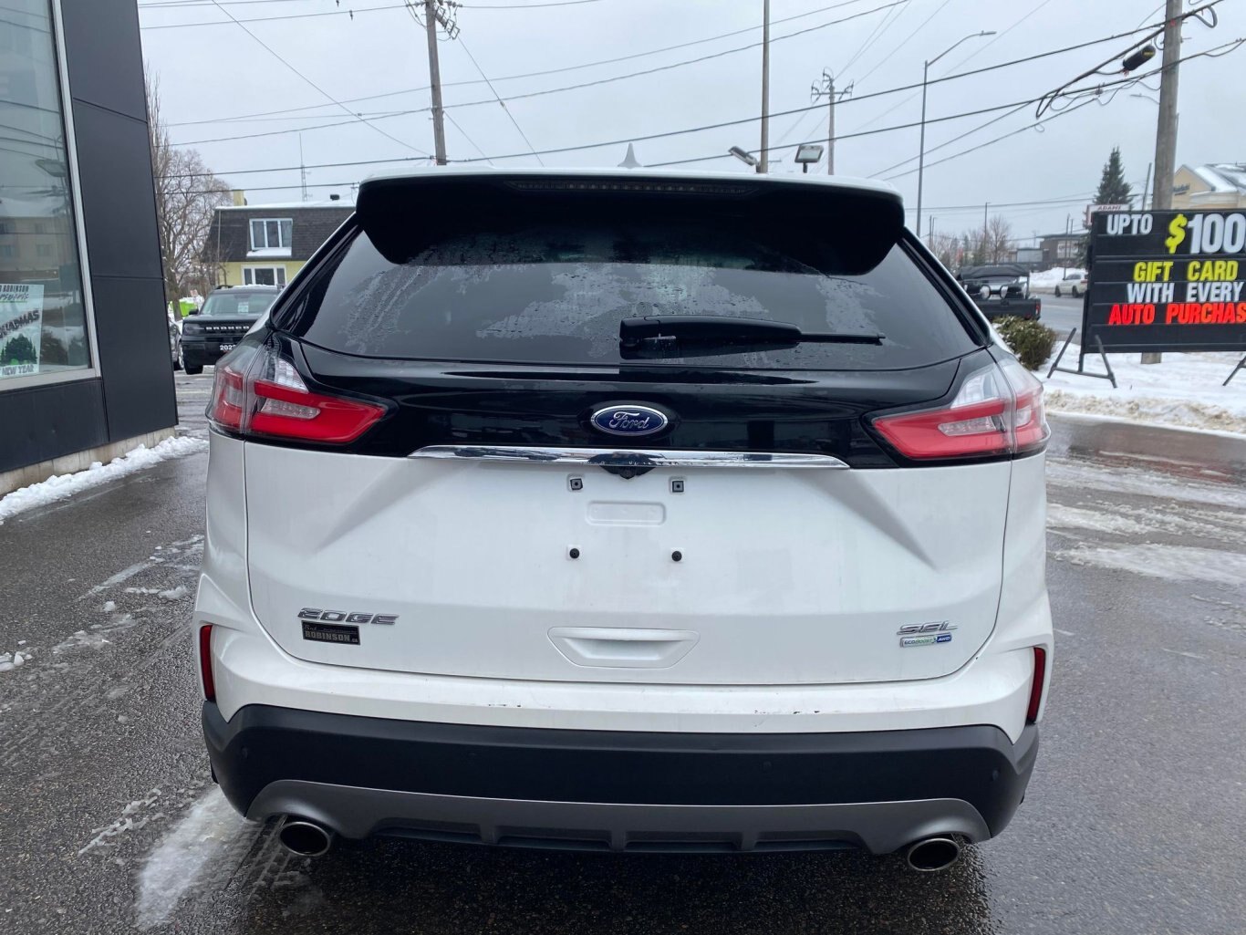 2020 FORD EDGE SEL AWD WITH SUNROOF, HEATED SEATS, REMOTE START, POWER TRUNK AND REAR VIEW CAMERA!!