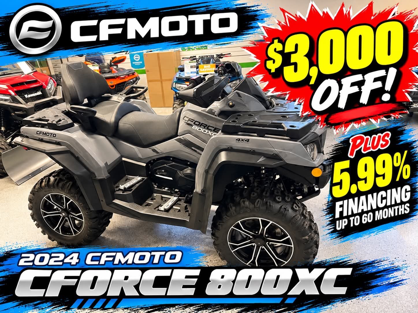 2024 CFMOTO CFORCE 800 XC Ghost Grey ( IN STOCK ) LAST ONE!!