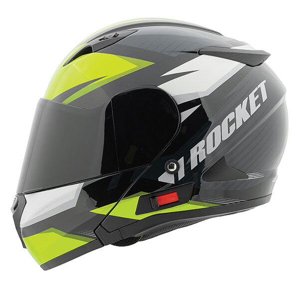 JOE ROCKET RKT 300 SERIES ALTER EGO FULL FACE MODULAR HELMET Medium High Visibility