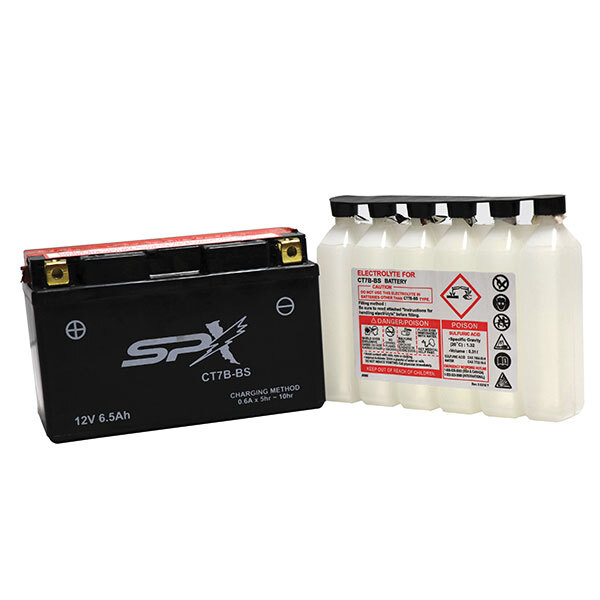 SPX HIGH PERFORMANCE BATTERY & ACID (CT7B BS)