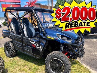 2025 Kawasaki TERYX4 S LE - Metallic Matte Twilight Blue / Super Black ( IN STOCK )