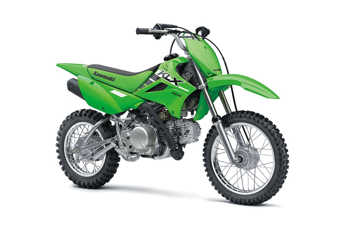 2025 Kawasaki KLX110R Lime Green