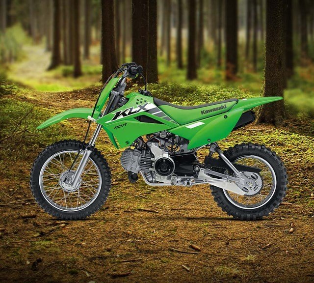 2025 Kawasaki KLX110R Lime Green