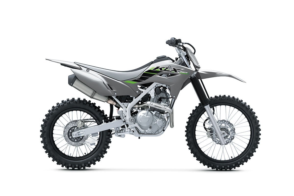 2025 Kawasaki KLX230R S Battle Gray