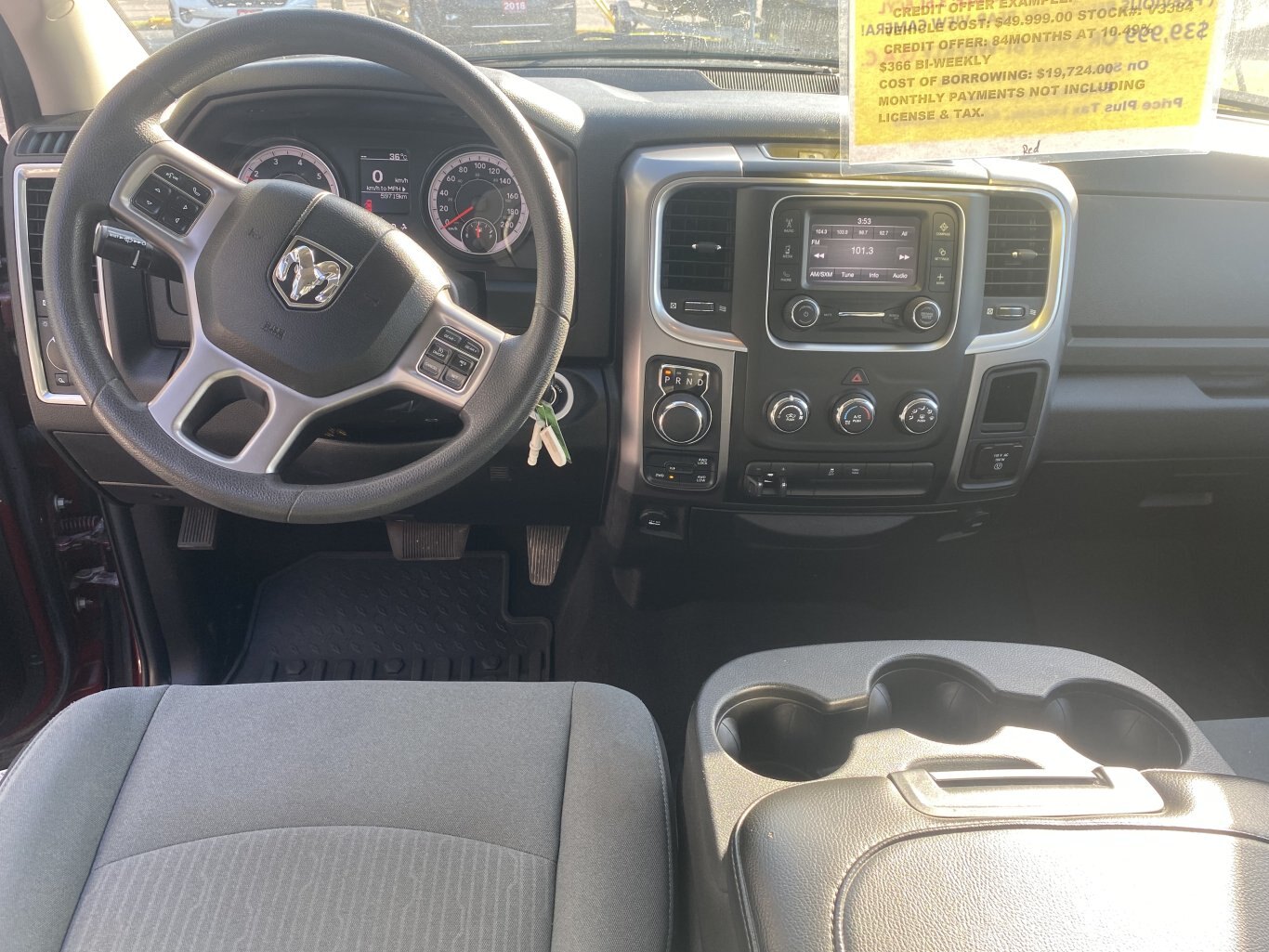 2022 DODGE RAM 1500 CLASSIC SLT 4X4 CREW CAB ( PREVIOUS RENTAL ) WITH REAR VIEW CAMERA!!