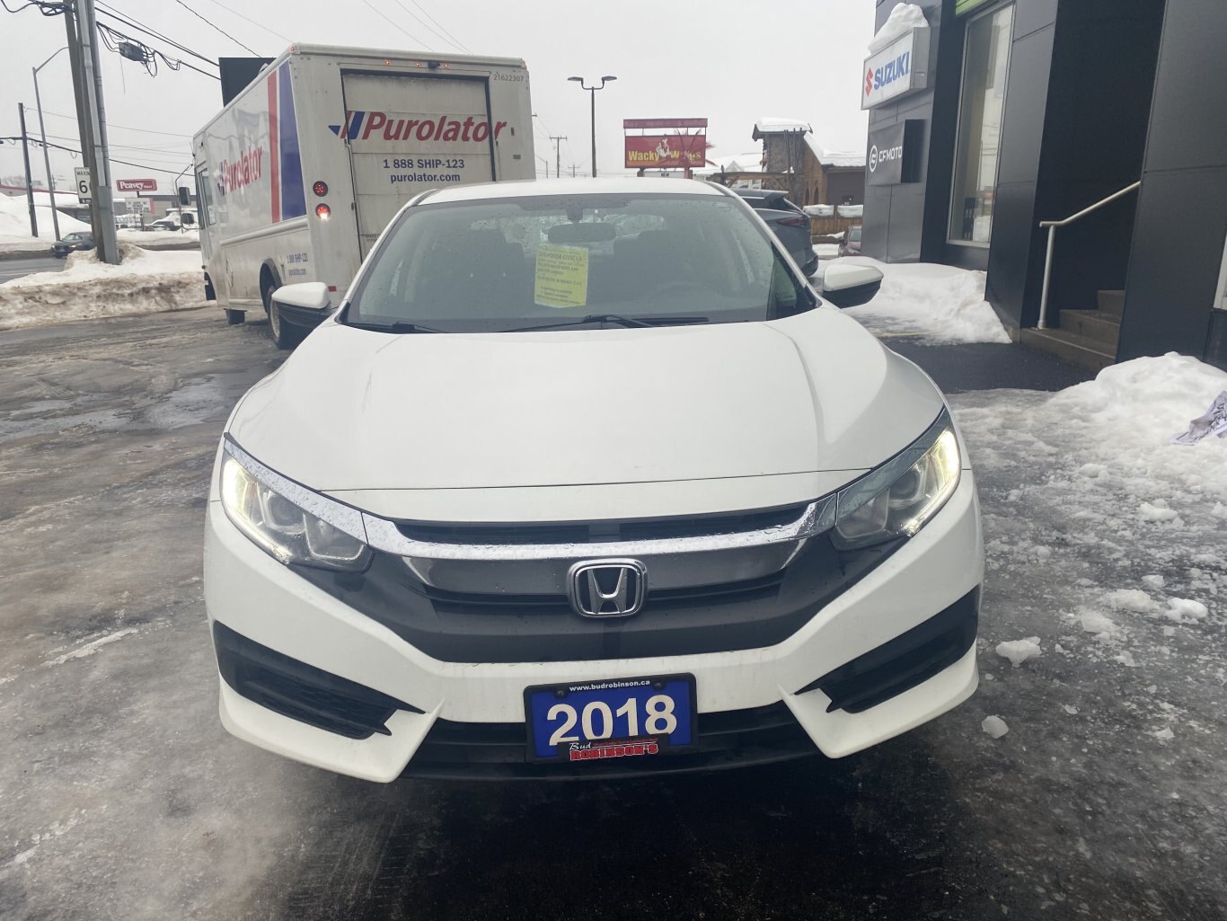 2018 HONDA CIVIC LX FWD WITH HEATED SEATS AND REAR VIEW CAMERA!!