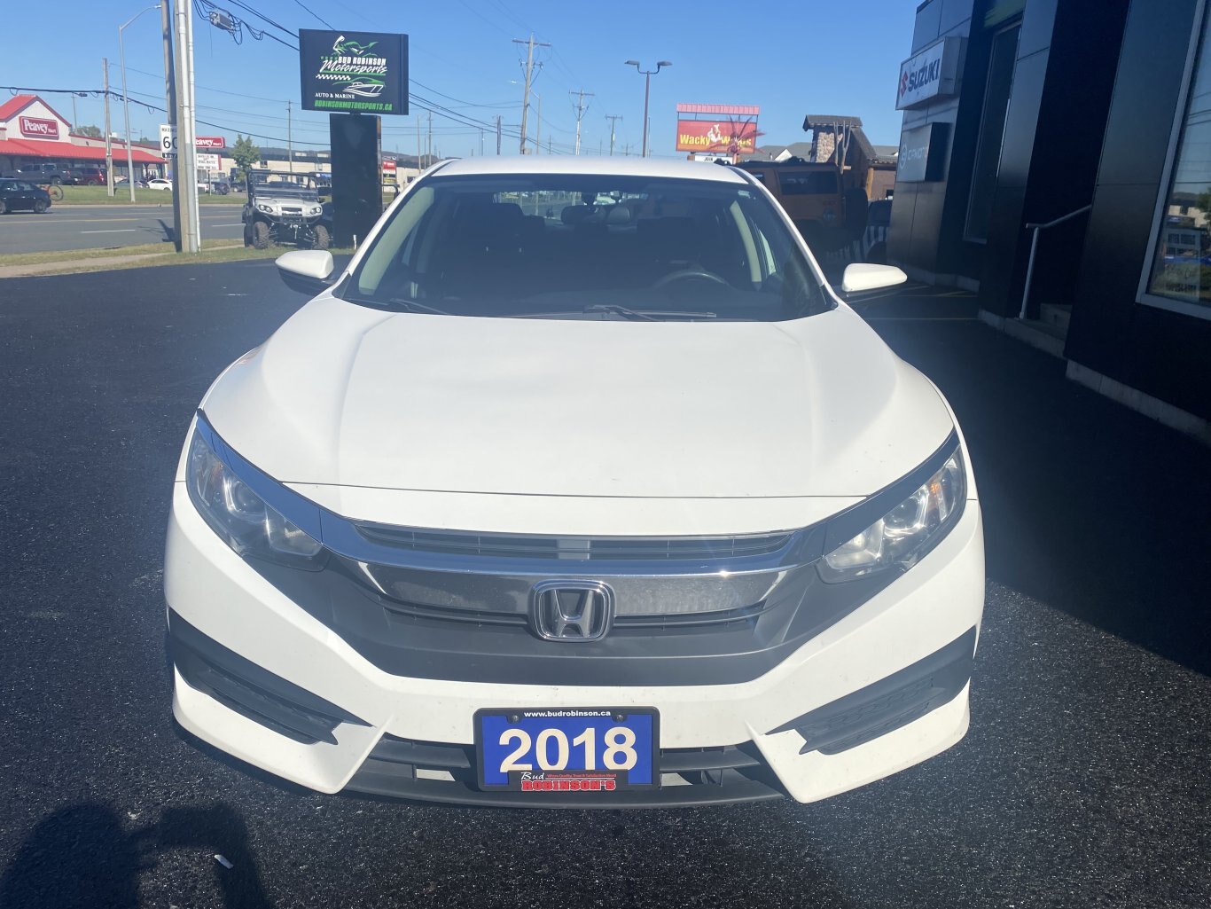 2018 HONDA CIVIC LX FWD WITH HEATED SEATS AND REAR VIEW CAMERA!!