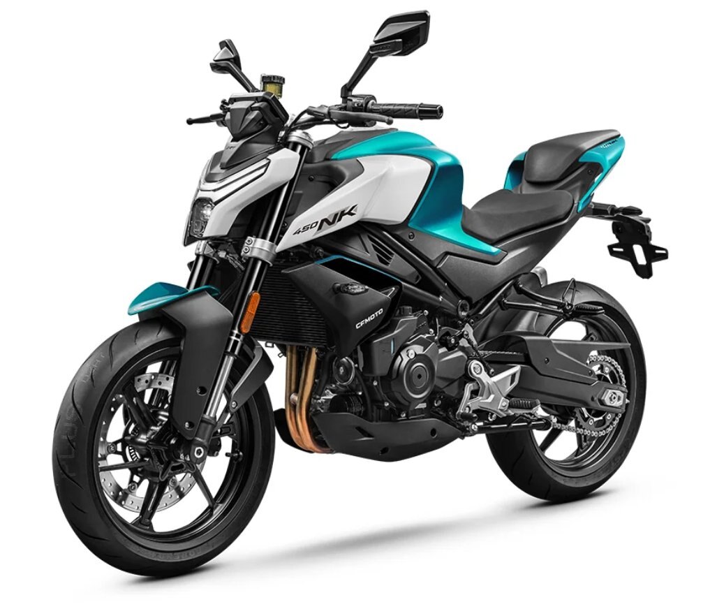 2025 CFMOTO 450NK Zephyr Blue