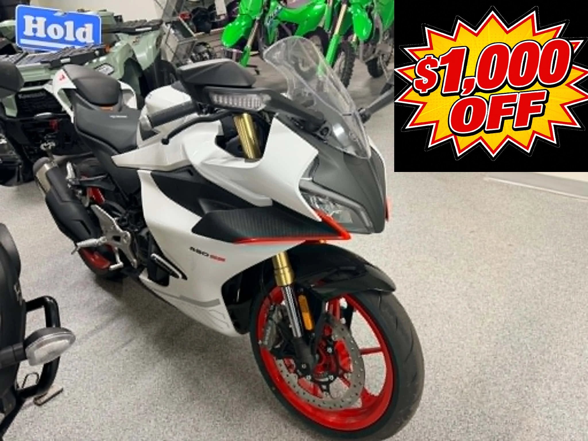 2025 CFMOTO 450SS Nebula White
