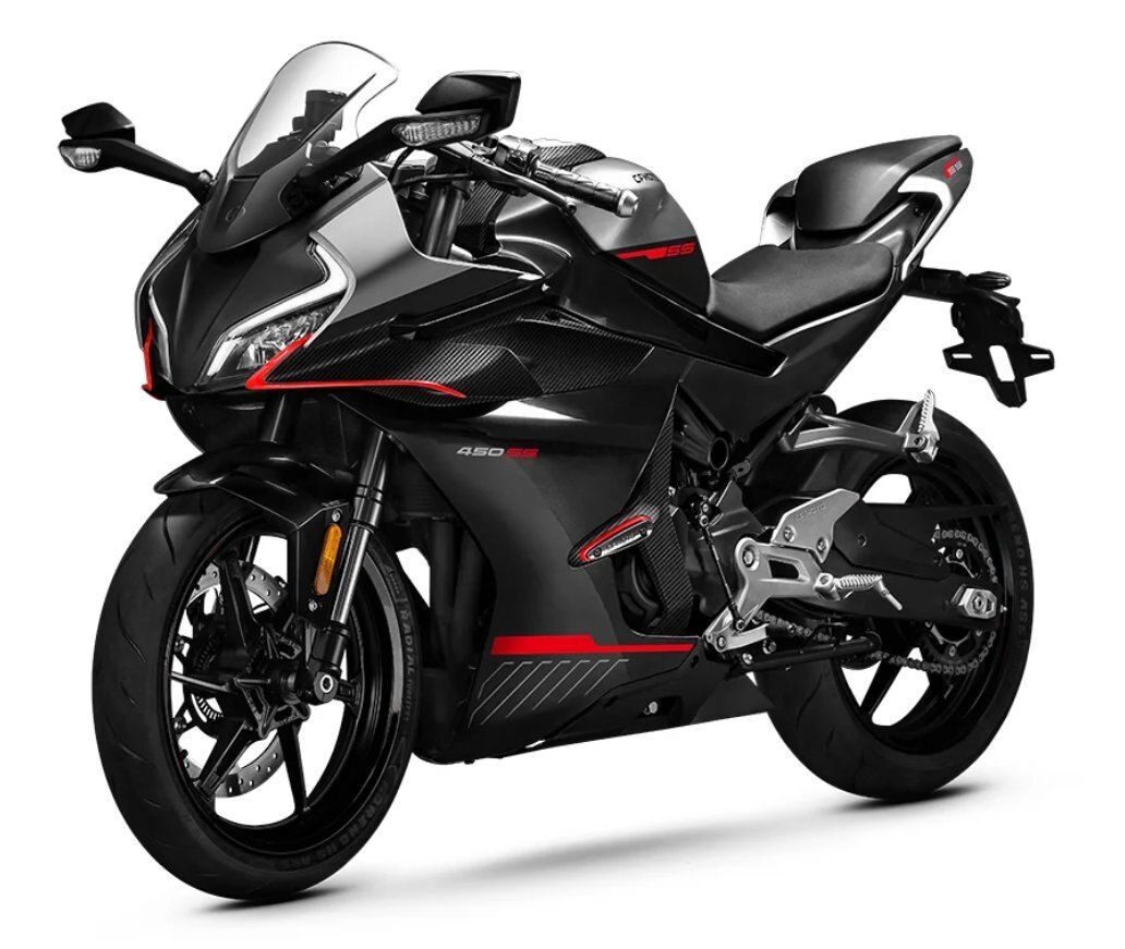 2025 CFMOTO 450SS Zircon Black