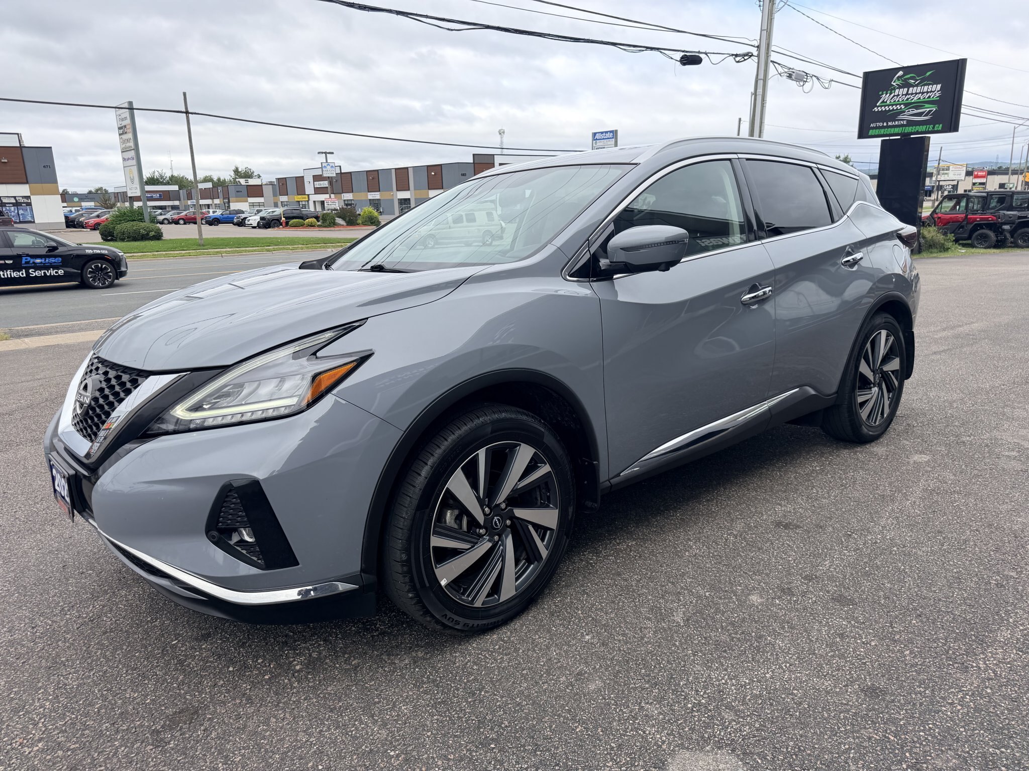 2023 NISSAN MURANO SL AWD ( PREVIOUS RENTAL ) WITH SUNROOF, LEATHER SEATS, HEATED SEATS, REAR VIEW CAMERA, REMOTE START, HEATED STEERING WHEEL, POWER TRUNK AND NAVIGATION!!