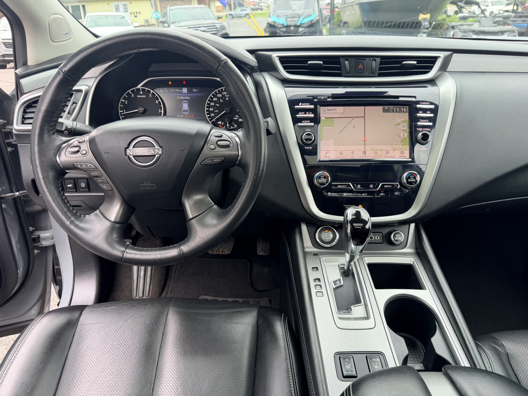 2023 NISSAN MURANO SL AWD ( PREVIOUS RENTAL ) WITH SUNROOF, LEATHER SEATS, HEATED SEATS, REAR VIEW CAMERA, REMOTE START, HEATED STEERING WHEEL, POWER TRUNK AND NAVIGATION!!