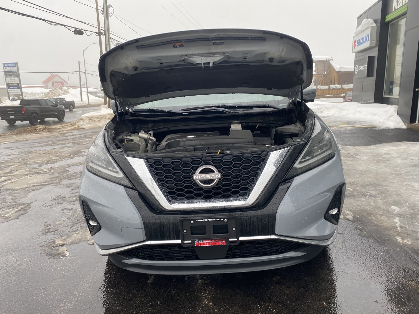 2023 NISSAN MURANO SL AWD ( PREVIOUS RENTAL ) WITH SUNROOF, LEATHER SEATS, HEATED SEATS, REAR VIEW CAMERA, REMOTE START, HEATED STEERING WHEEL, POWER TRUNK AND NAVIGATION!!