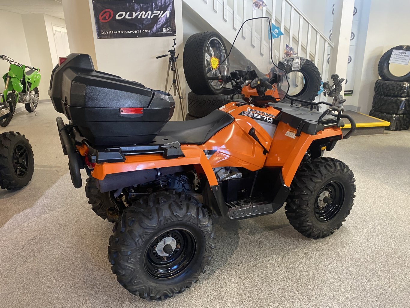 2016 POLARIS SPORTSMAN 570 ORANGE BURST