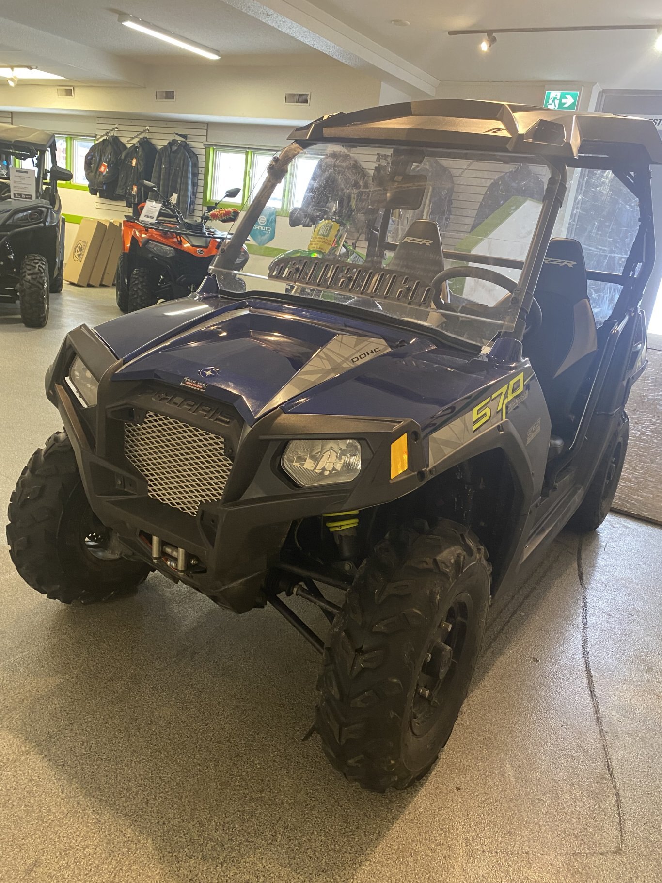 2018 POLARIS RZR 570 EPS NAVY BLUE