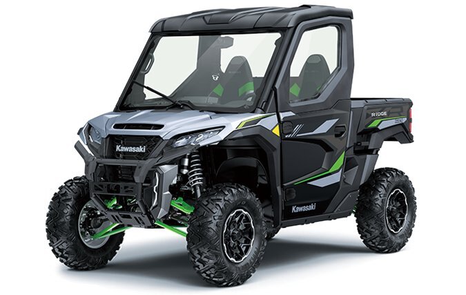 2025 Kawasaki RIDGE XR HVAC Ice Gray