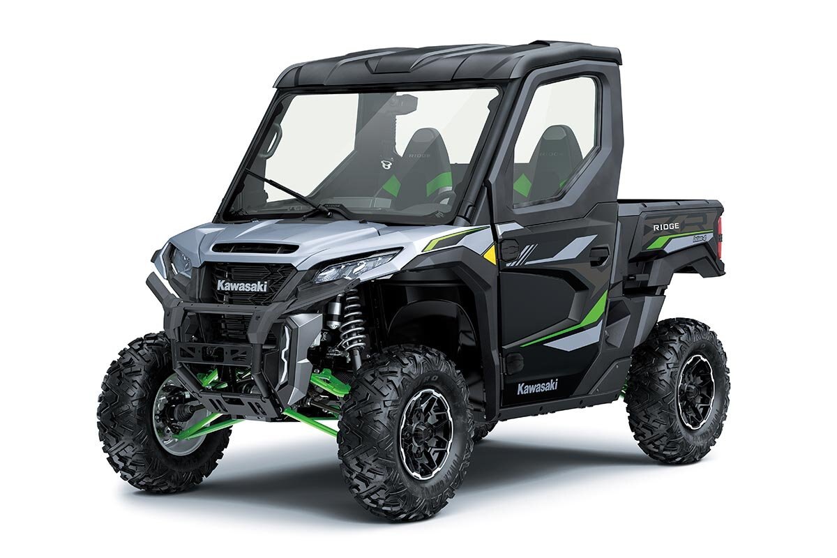 2025 Kawasaki RIDGE XR HVAC Ice Gray