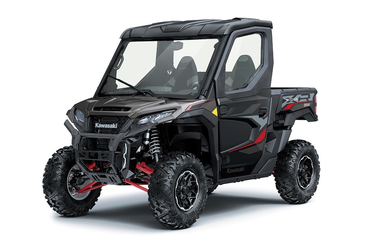 2025 Kawasaki RIDGE XR HVAC Metallic Graystone