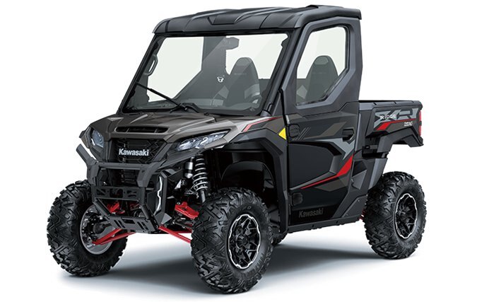 2025 Kawasaki RIDGE XR HVAC Metallic Graystone