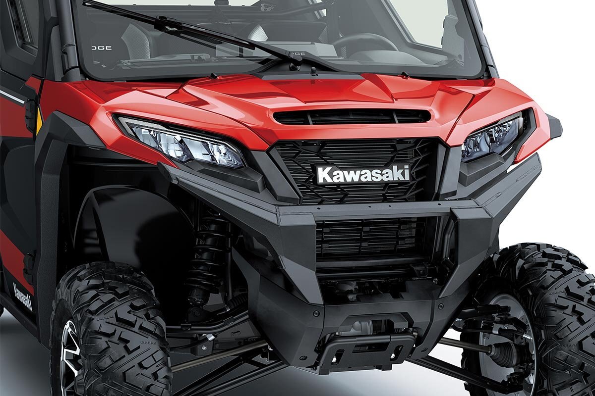 2025 Kawasaki RIDGE CREW HVAC Candy Persimmon Red