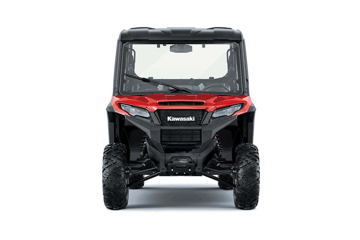 2025 Kawasaki RIDGE CREW HVAC Candy Persimmon Red