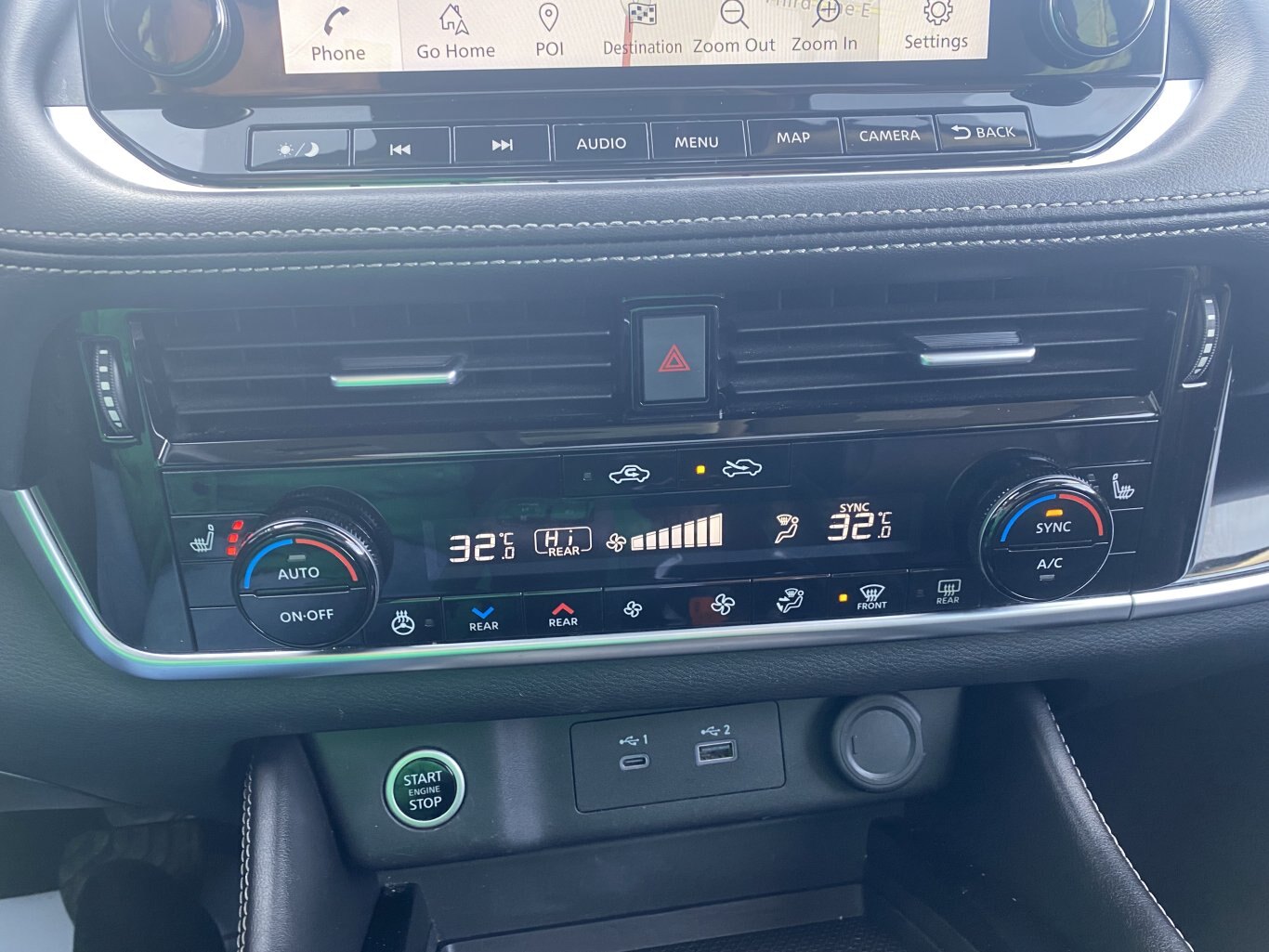 2023 NISSAN ROGUE SL AWD (PREVIOUS RENTAL) WITH SUNROOF, LEATHER SEATS, HEATED SEATS, POWER TRUNK, REMOTE START, REAR VIEW CAMERA AND NAVIGATION!!