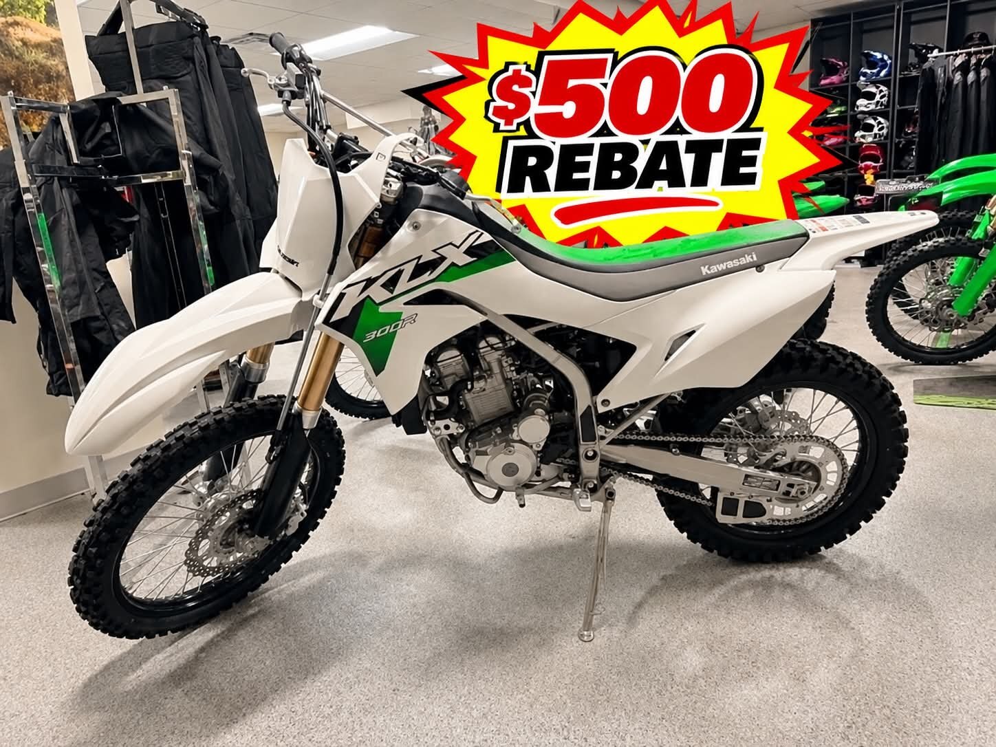 2026 Kawasaki KLX300R Bright White (IN STOCK)