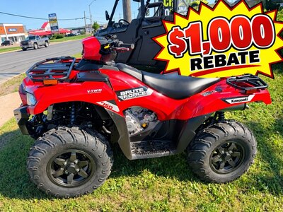 2026 Kawasaki BRUTE FORCE 750 Firecracker Red (IN STOCK )