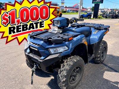 2026 Kawasaki BRUTE FORCE 750 EPS  Grayish Blue ( IN STOCK )
